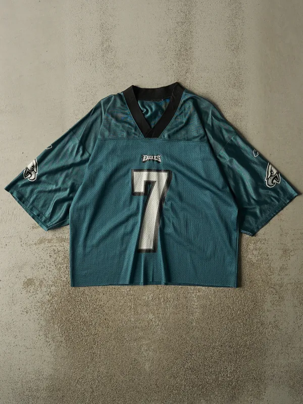 Vintage Y2K Green Philadelphia Eagles #7 Michael Vick Football Jersey (M/L) made by Rebalance Vintage