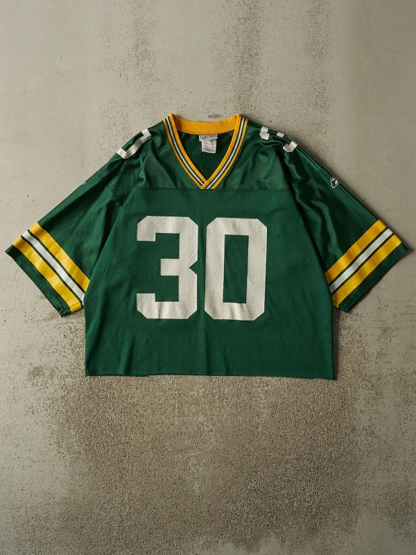 Vintage Y2K Green Green Bay Packers #30 Green Football Jersey (M/L) made by Rebalance Vintage