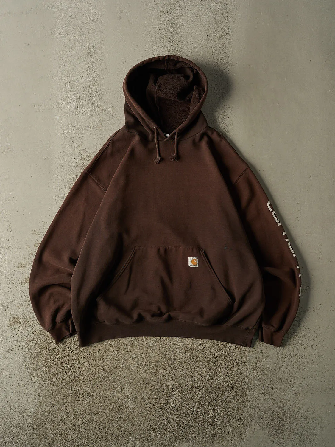 Vintage 90s Sun Faded Brown Carhartt Hoodie (XXL) sold by Rebalance Vintage