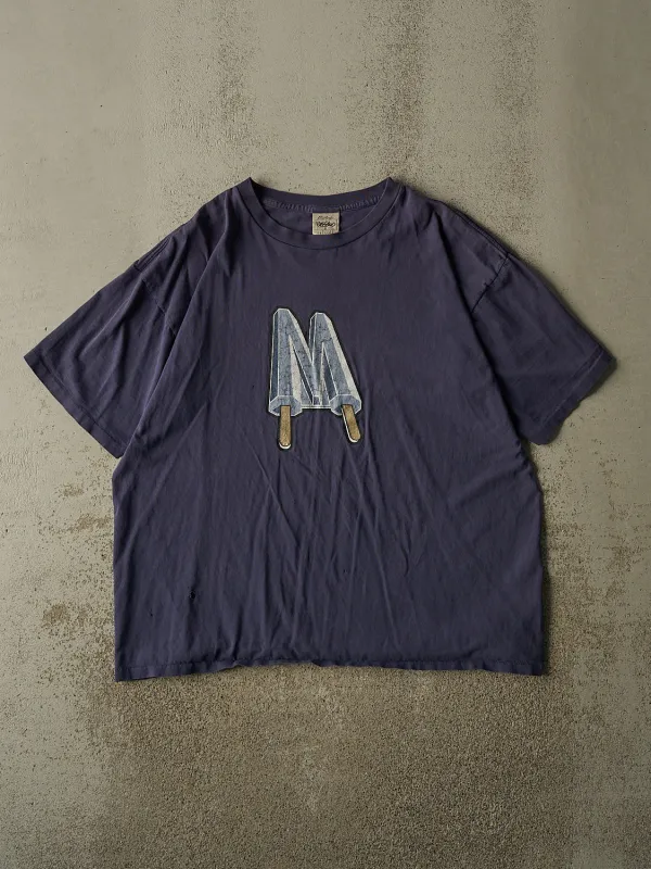 Vintage 90s Blue Mossimo Single Stitch Tee (XL) made by Rebalance Vintage