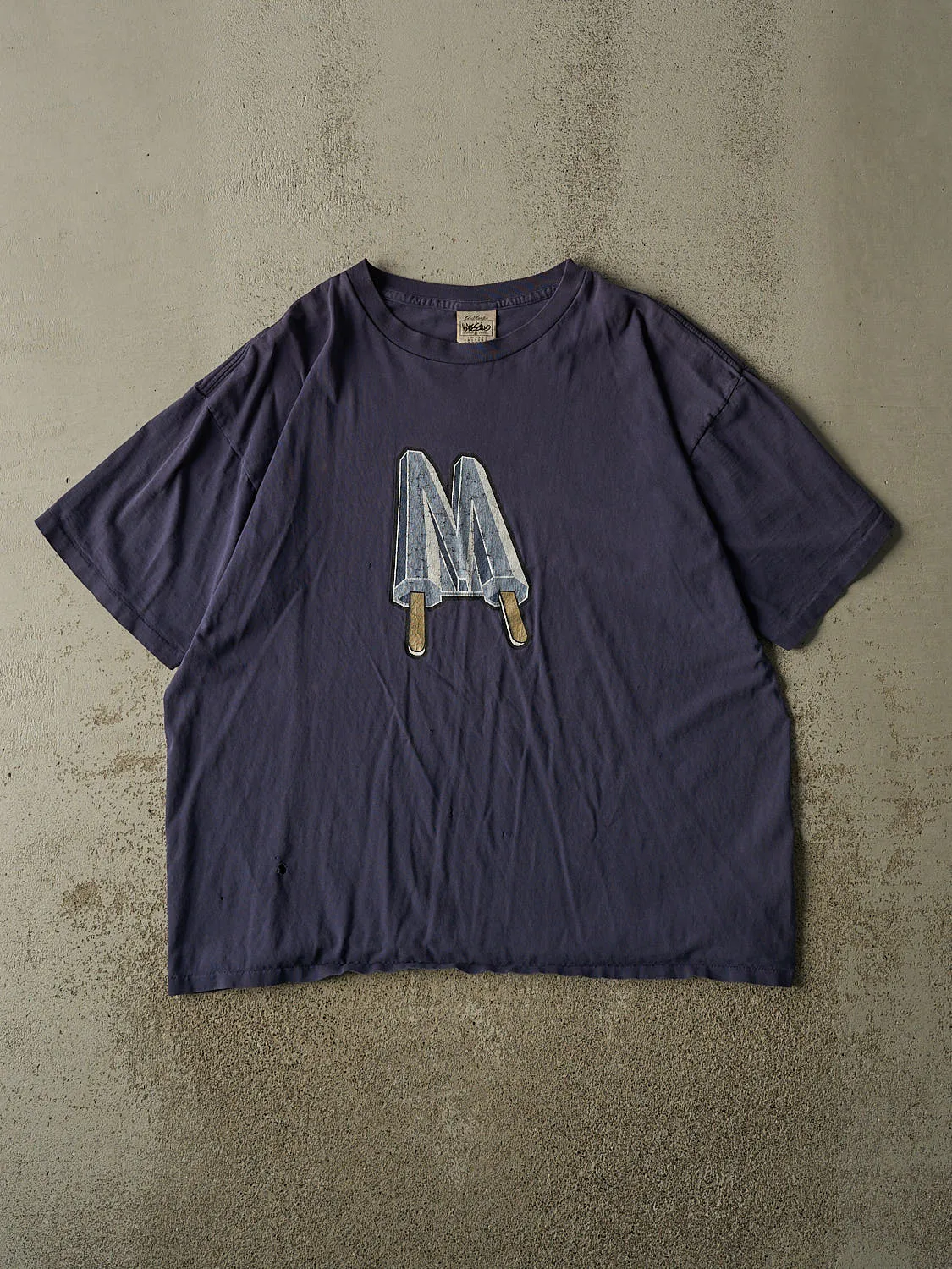 Vintage 90s Blue Mossimo Single Stitch Tee (XL) sold by Rebalance Vintage