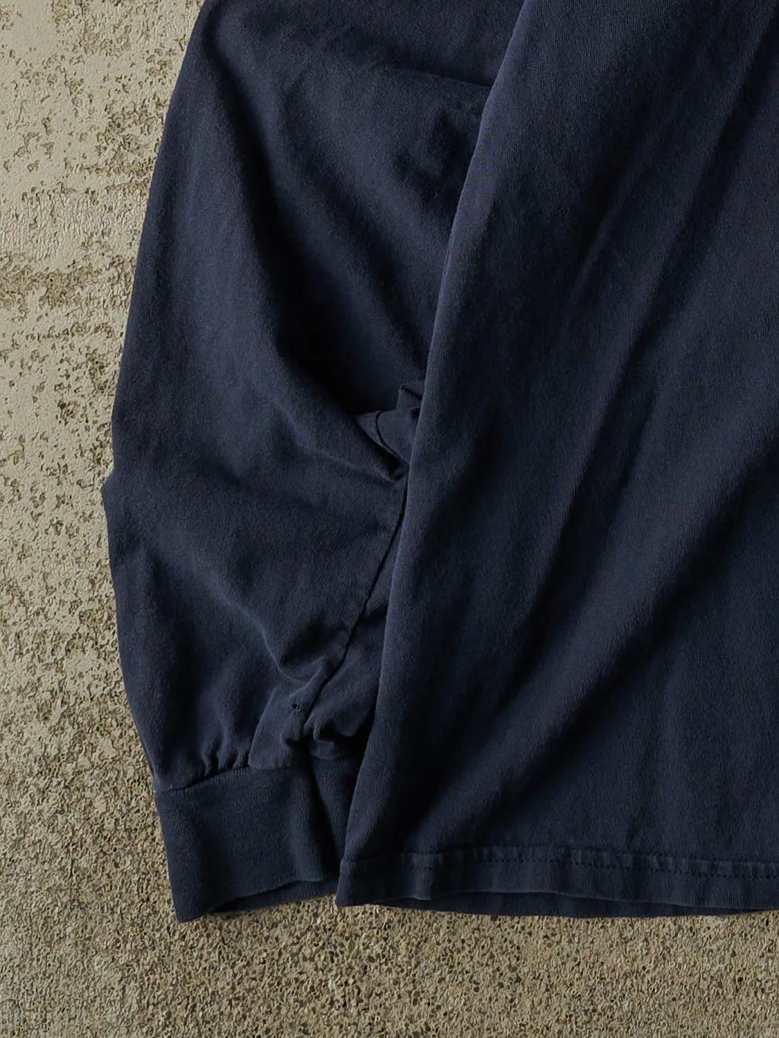 Vintage Y2K Navy Blue The Travezty Band Long Sleeve (L/XL) sold by Rebalance Vintage product image thumbnail 4