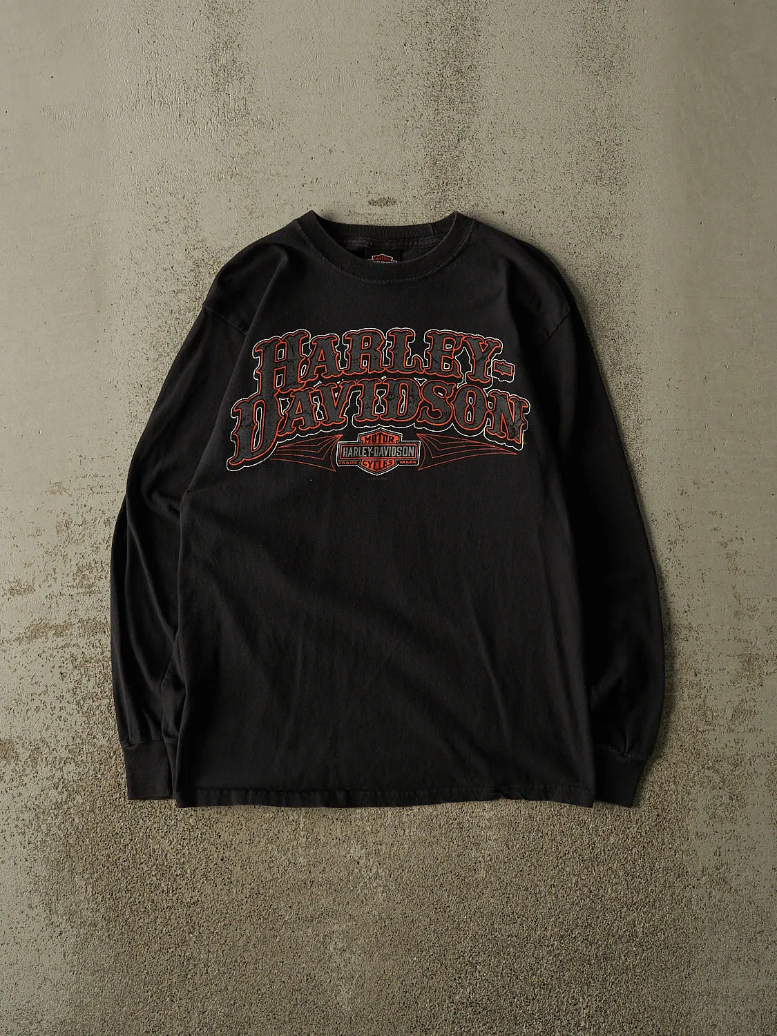 Vintage 12' Black Harley Davidson Cancun Mexico Long Sleeve (S) sold by Rebalance Vintage
