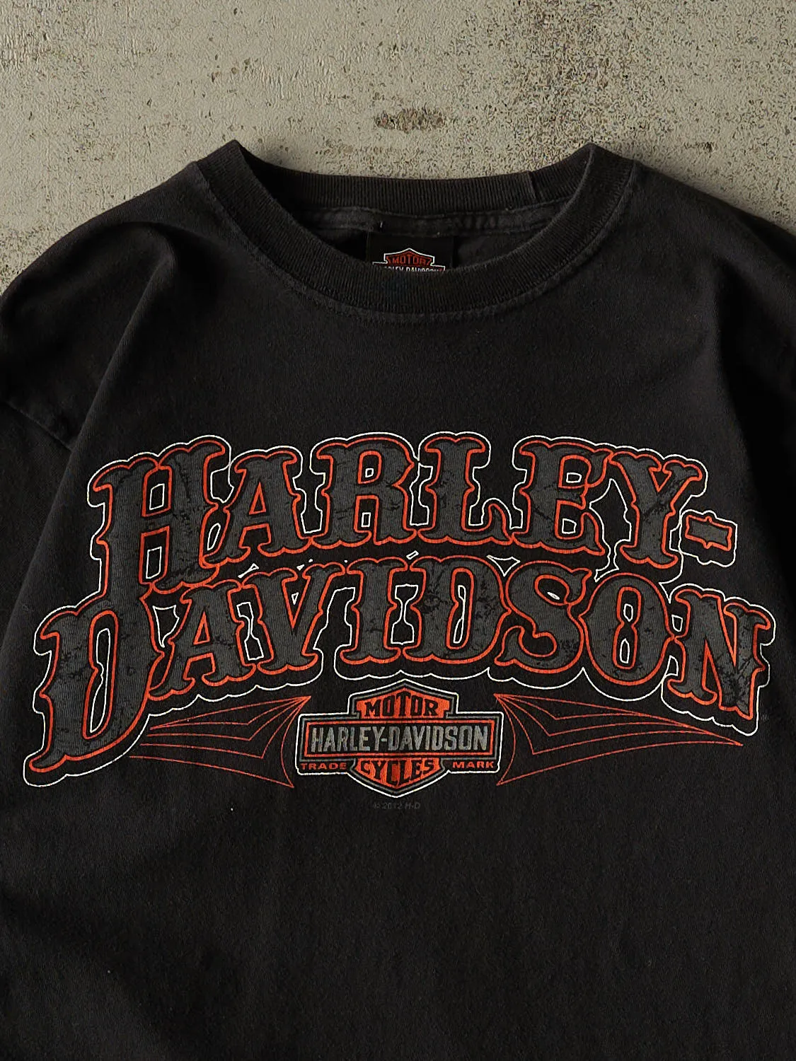 Vintage 12' Black Harley Davidson Cancun Mexico Long Sleeve (S) sold by Rebalance Vintage product image thumbnail 3
