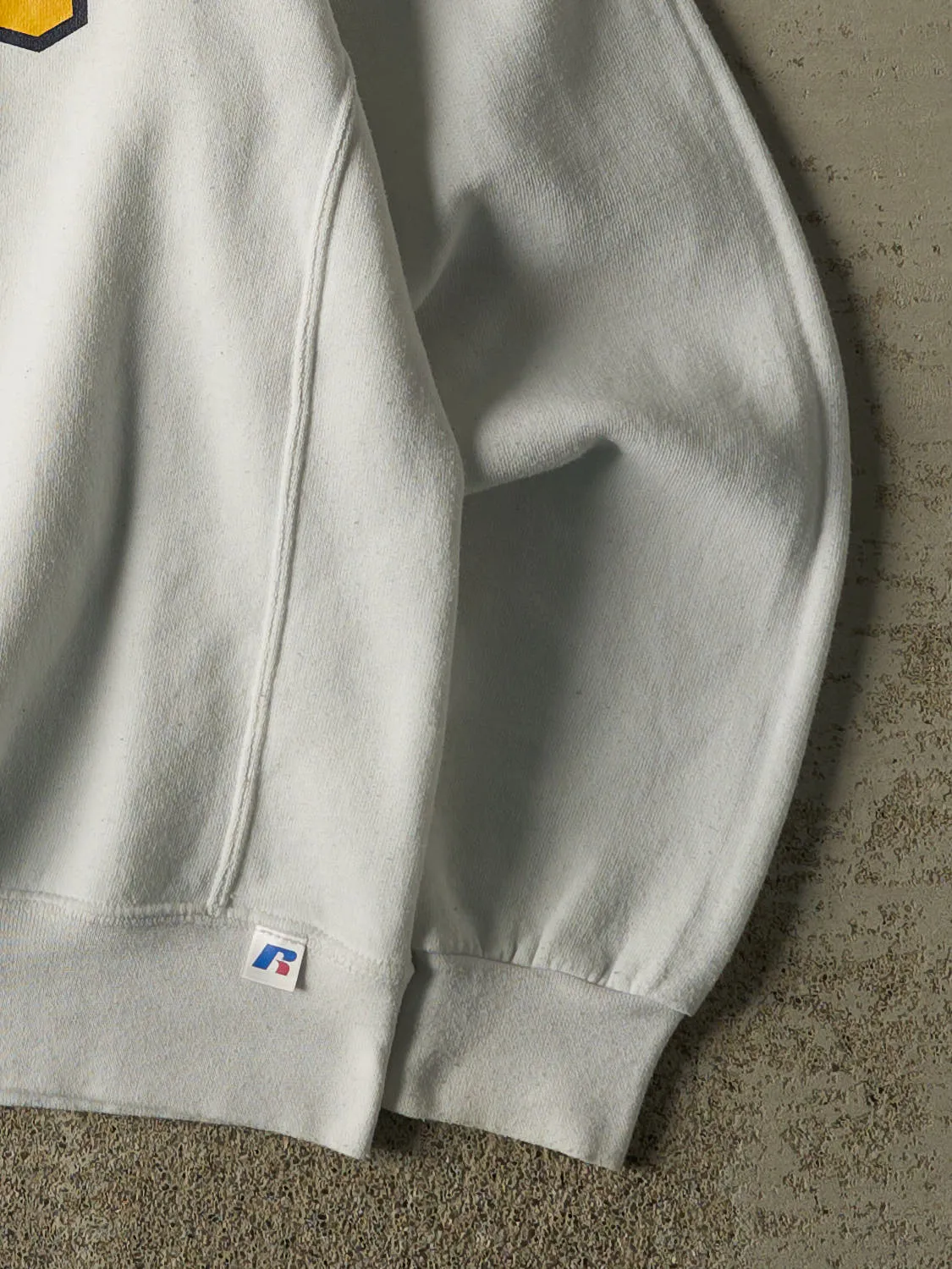 Vintage Y2K White Russell Athletic UBC Crewneck (XS/S) sold by Rebalance Vintage product image thumbnail 3