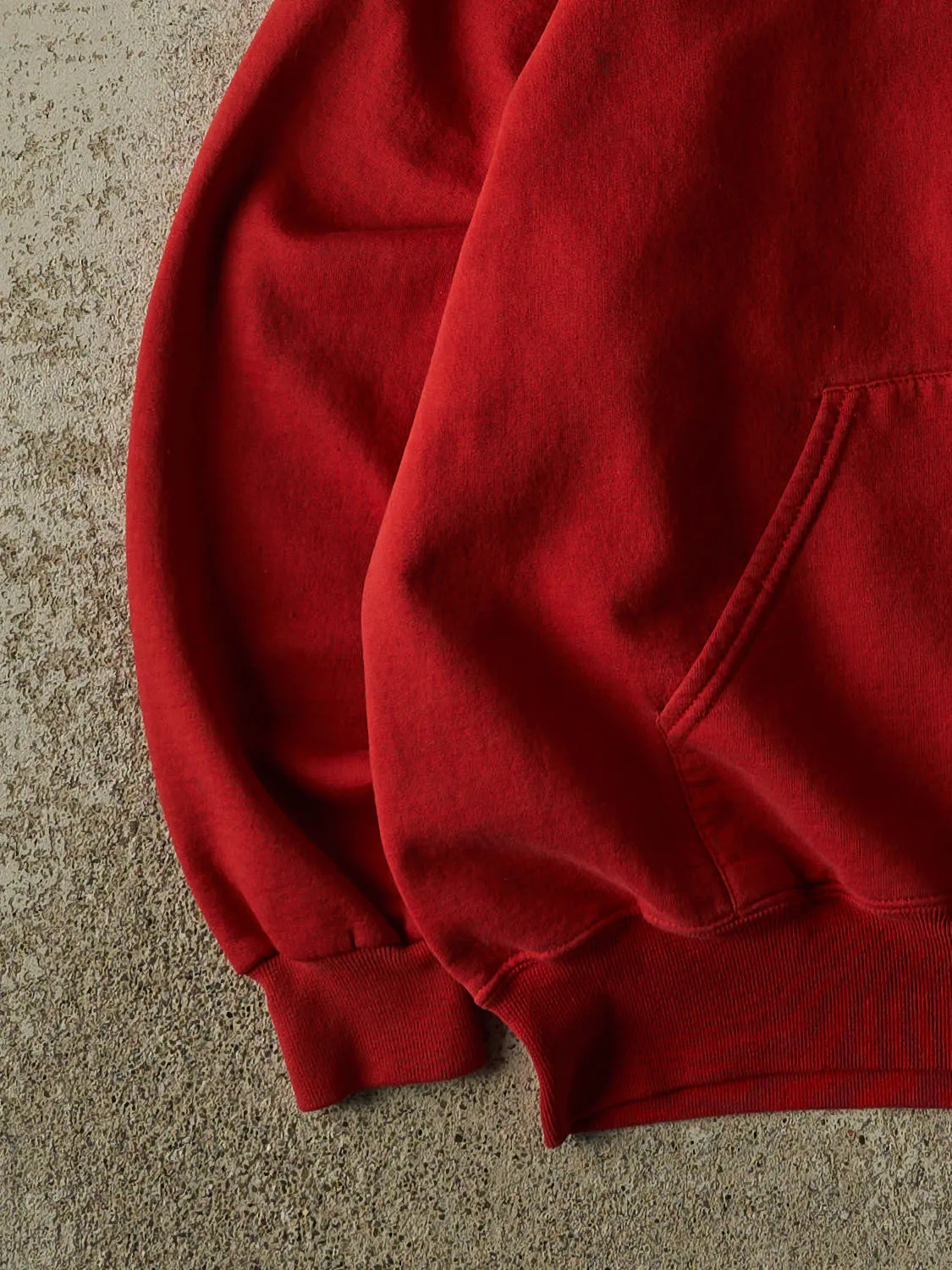 Vintage 90s Red Simpson College Hoodie (L) sold by Rebalance Vintage product image thumbnail 4