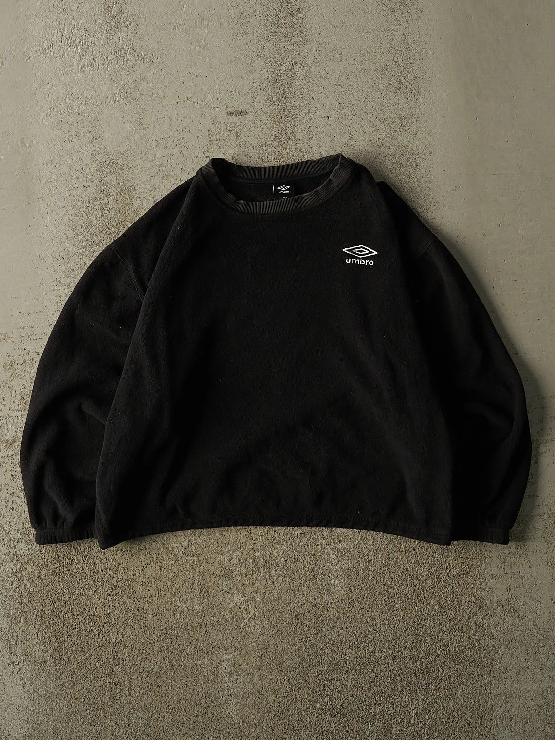 Vintage Y2K Black Umbro Pullover Fleece (S) sold by Rebalance Vintage