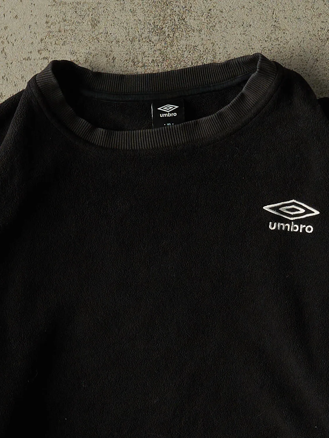 Vintage Y2K Black Umbro Pullover Fleece (S) sold by Rebalance Vintage product image thumbnail 2