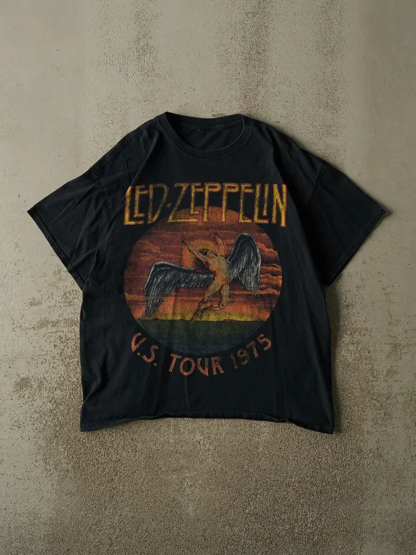 Vintage Y2K Faded Black Led Zeppelin Tee (L/XL) made by Rebalance Vintage