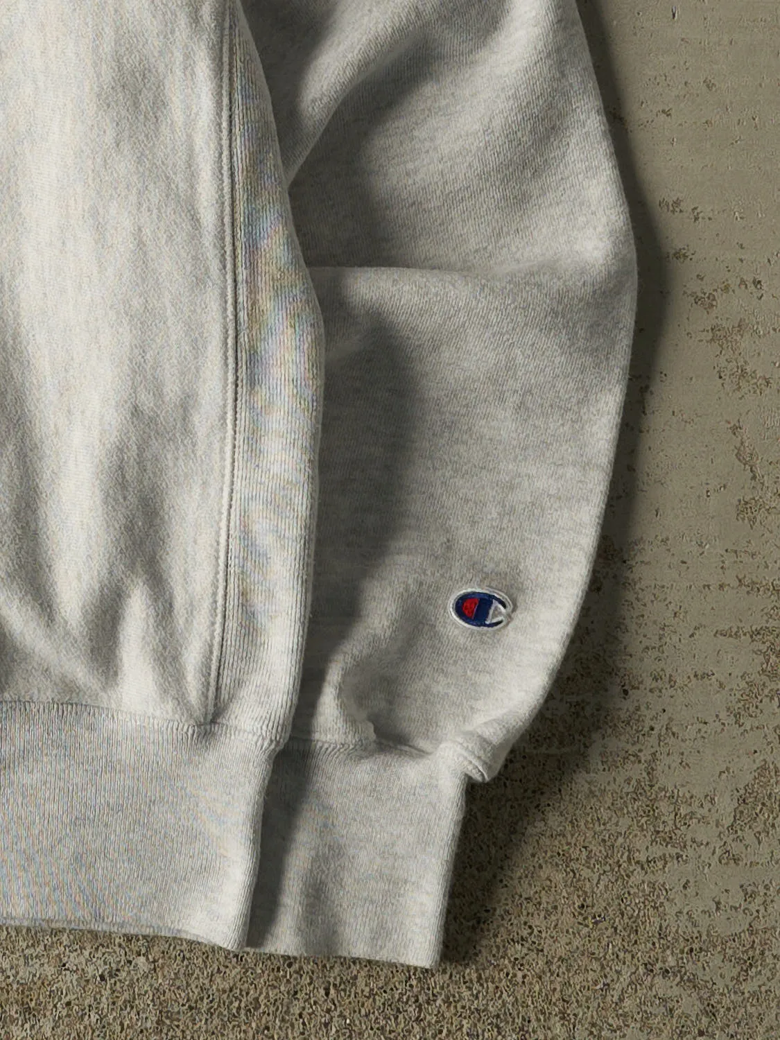 Vintage Y2K Heather Grey Champion Reverse Weave Clemson Crewneck (XS/S) sold by Rebalance Vintage product image thumbnail 4