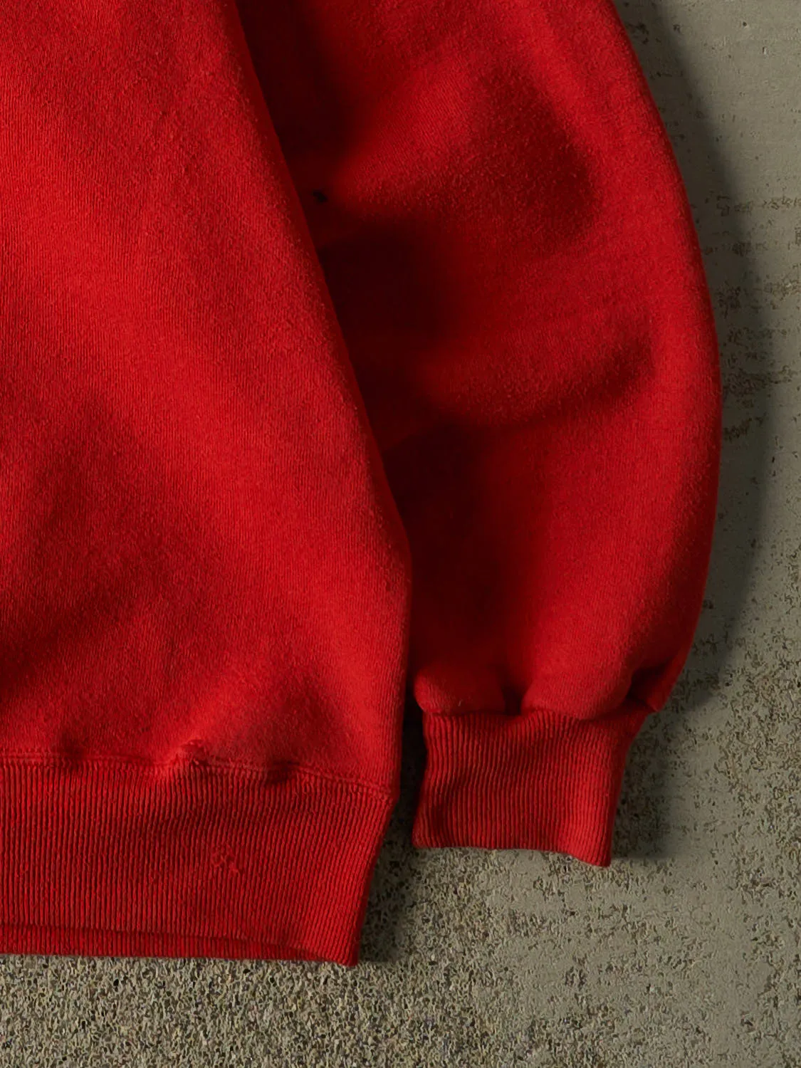 Vintage 90s Red Russell Athletic Blank Crewneck (L) sold by Rebalance Vintage product image thumbnail 4
