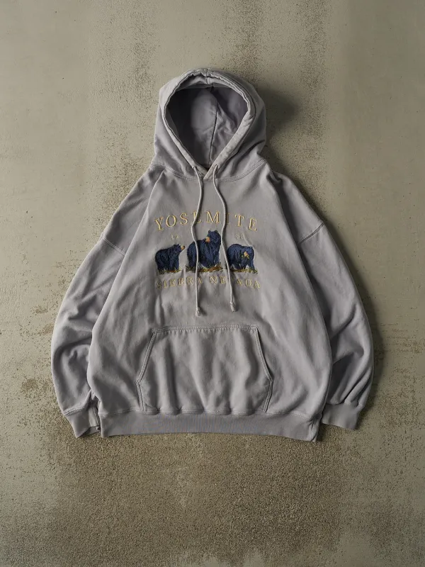 Vintage Y2K Blue Yosemite Embroidered Hoodie (XL/XXL) made by Rebalance Vintage