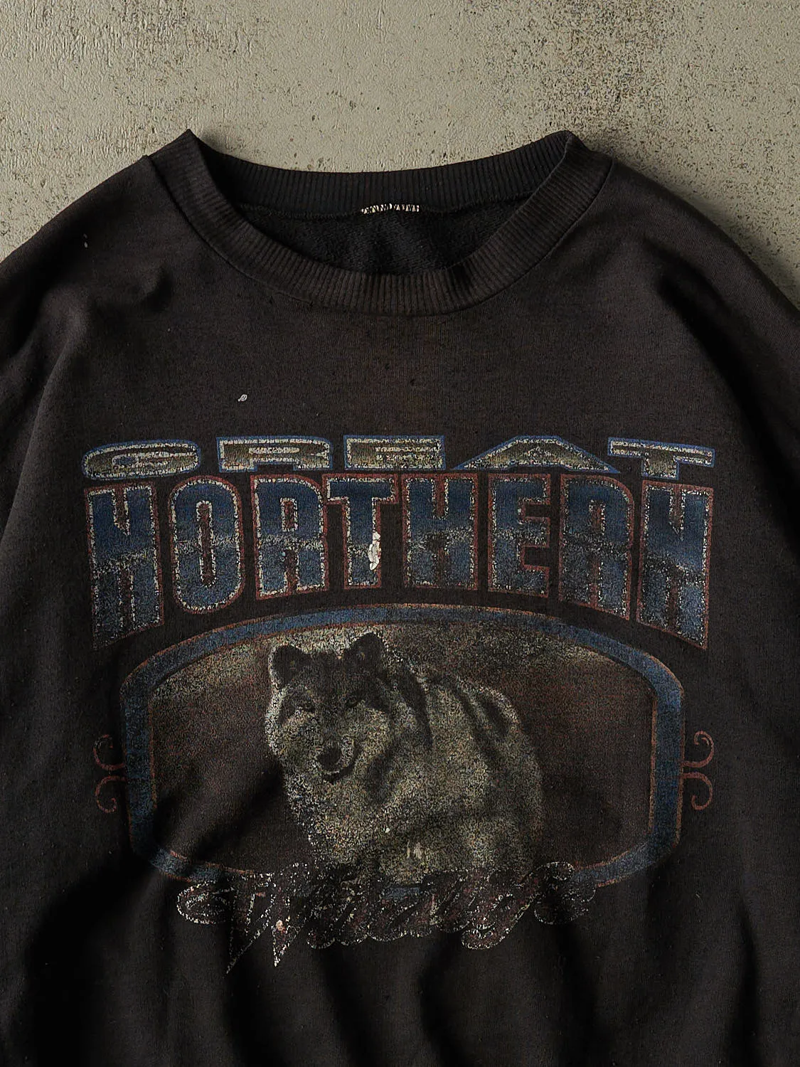 Vintage 90s Black Great Northern Wildlife Crewneck (XL/XXL) sold by Rebalance Vintage product image thumbnail 2