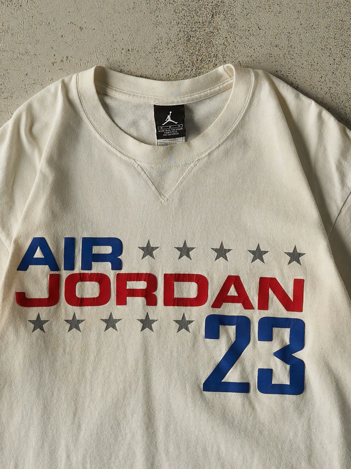 Vintage Y2K White Air Jordan Tee (M/L) sold by Rebalance Vintage product image thumbnail 2