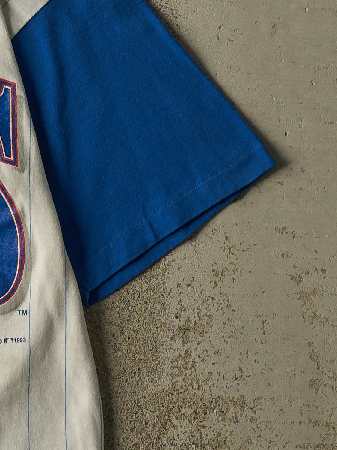 Vintage 93' White Chicago Cubs Tee (S/M) sold by Rebalance Vintage product image thumbnail 4