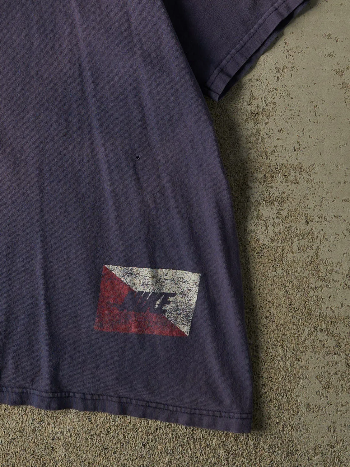 Vintage 90s Sun Faded Navy Nike Air Tee (L) sold by Rebalance Vintage product image thumbnail 3