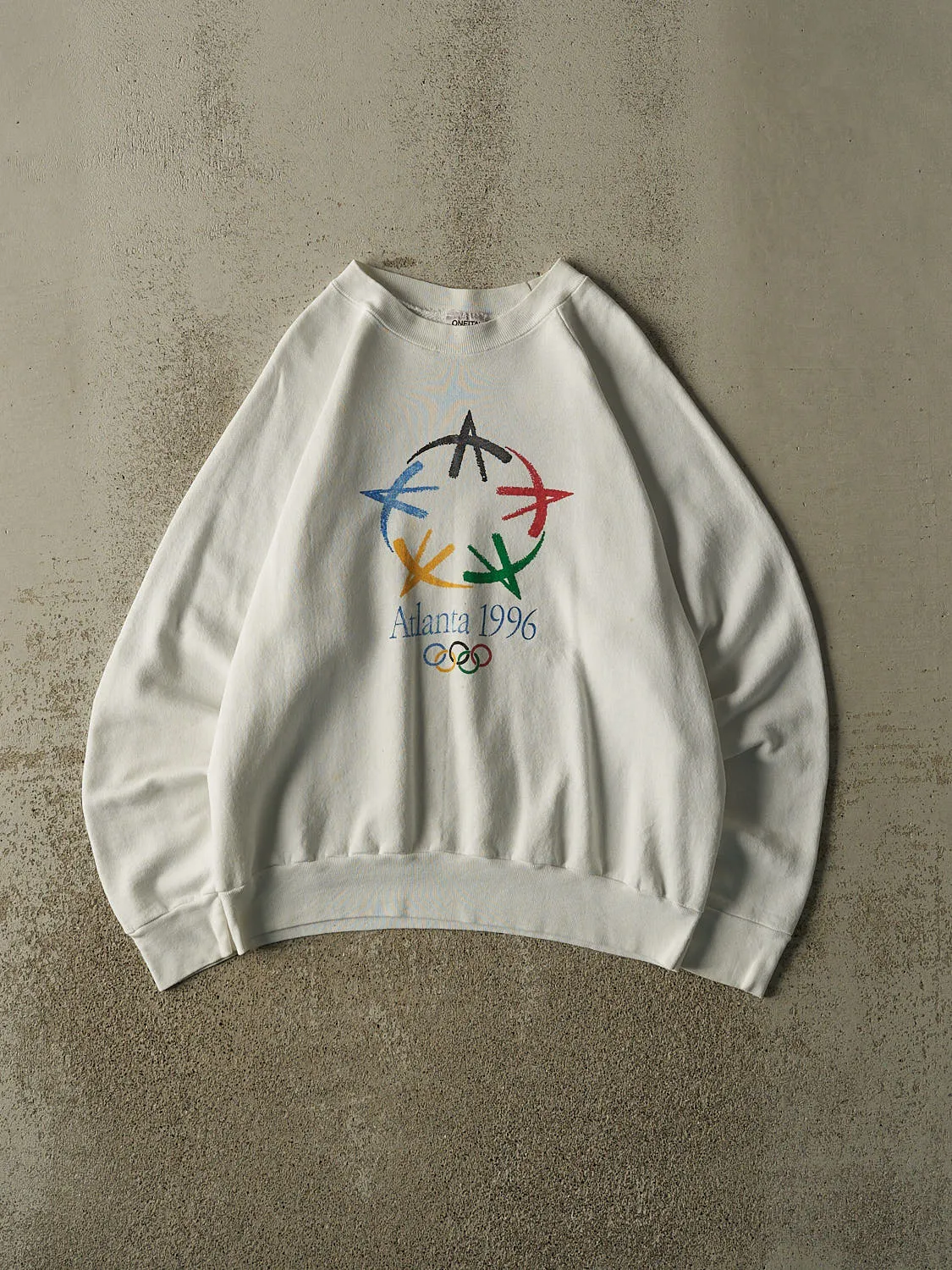 Vintage 96' White Atlanta USA Olympics Crewneck (M/L) sold by Rebalance Vintage