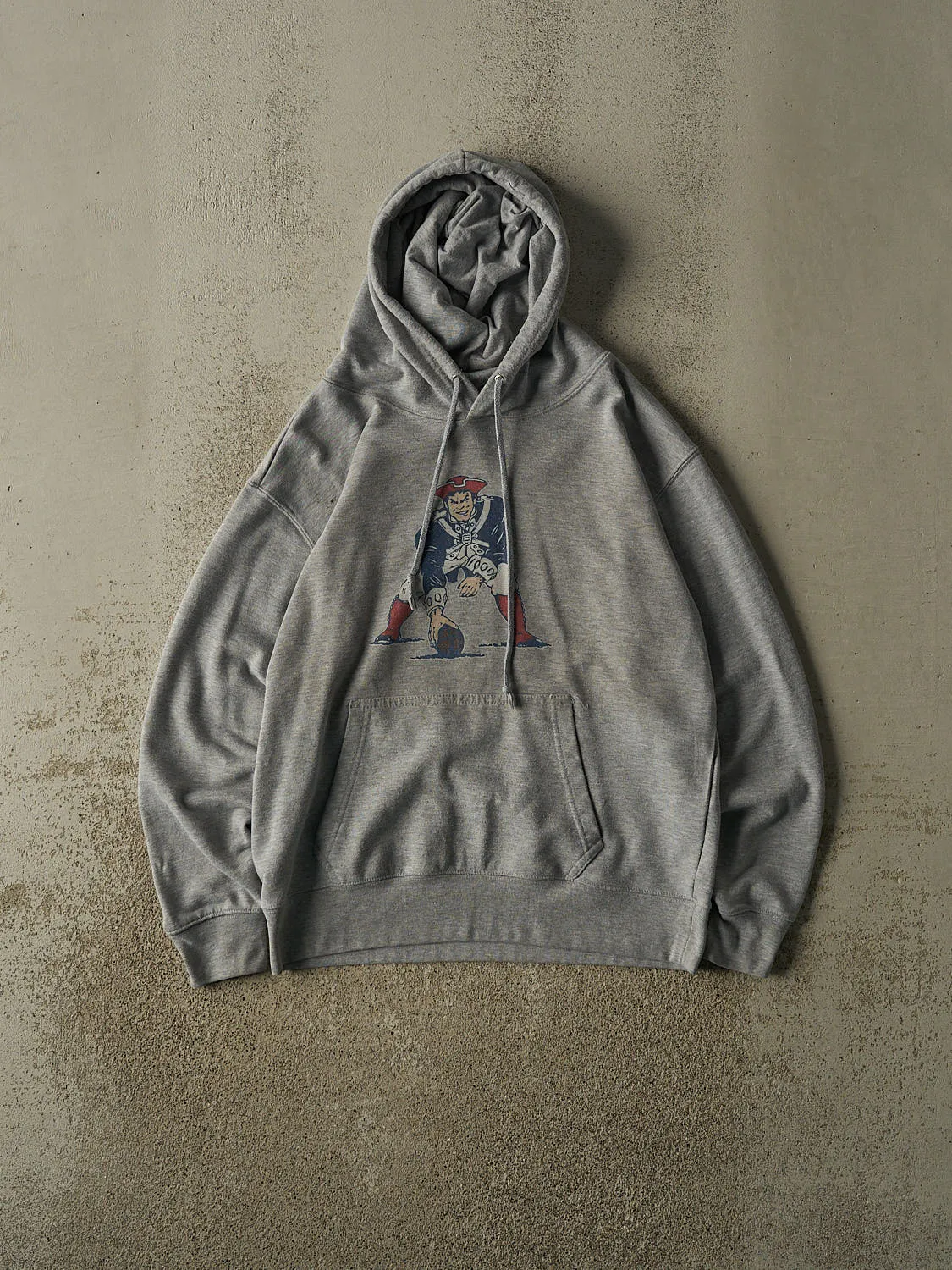 Vintage Y2K Grey New England Patriots Hoodie (S/M) sold by Rebalance Vintage