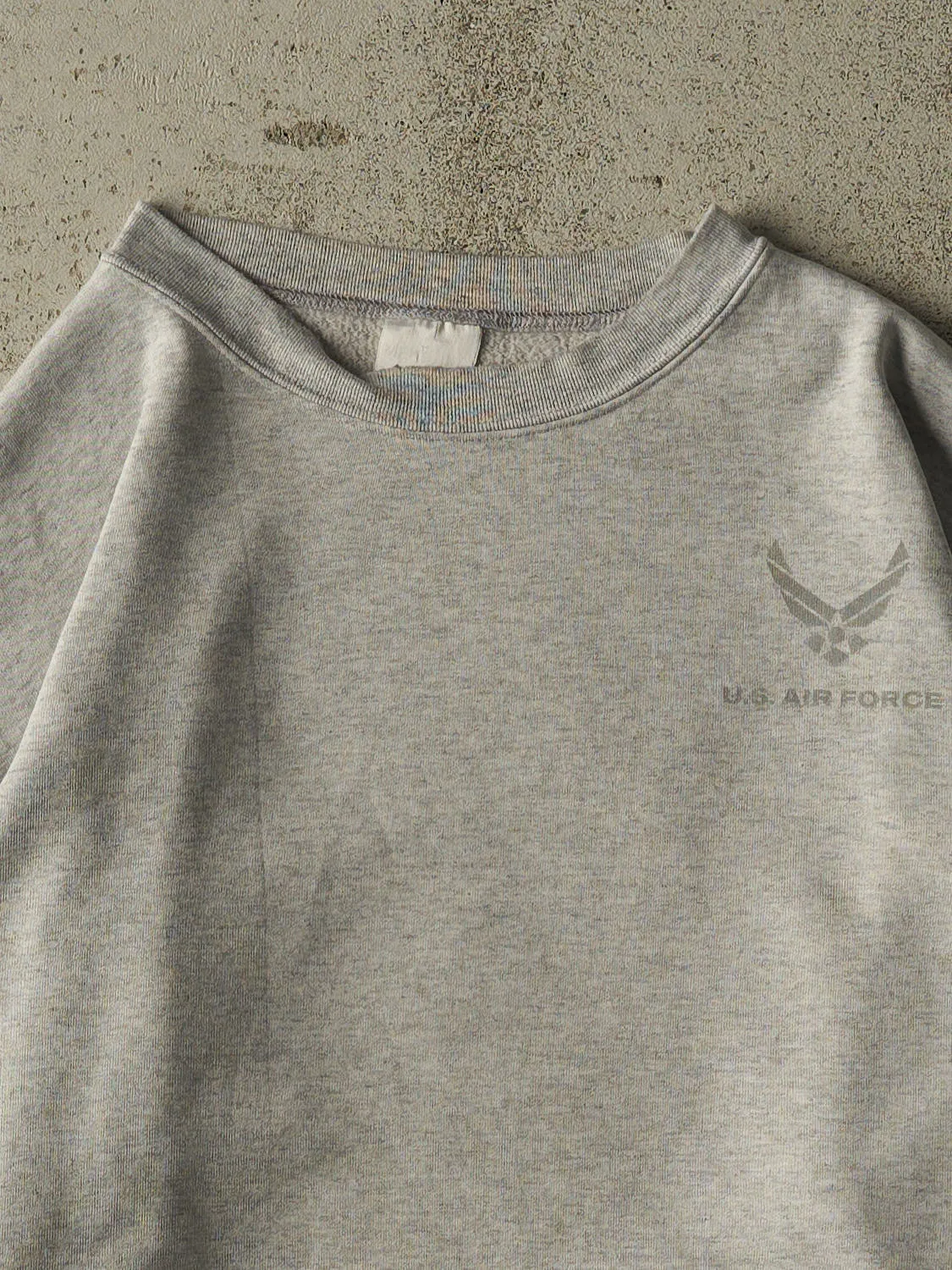 Vintage Y2K Grey US Air Force Reflective Crewneck (L/XL) sold by Rebalance Vintage product image thumbnail 3