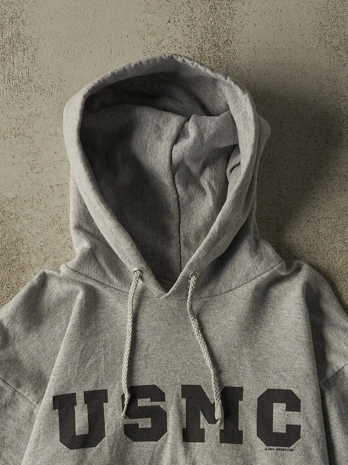 Vintage 04' Grey USMC Hoodie (S/M) sold by Rebalance Vintage product image thumbnail 2