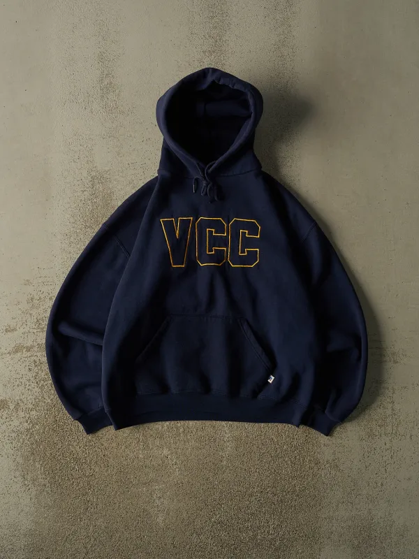 Vintage Y2K Navy Blue Russell Athletic VCC Hoodie (M/L) made by Rebalance Vintage