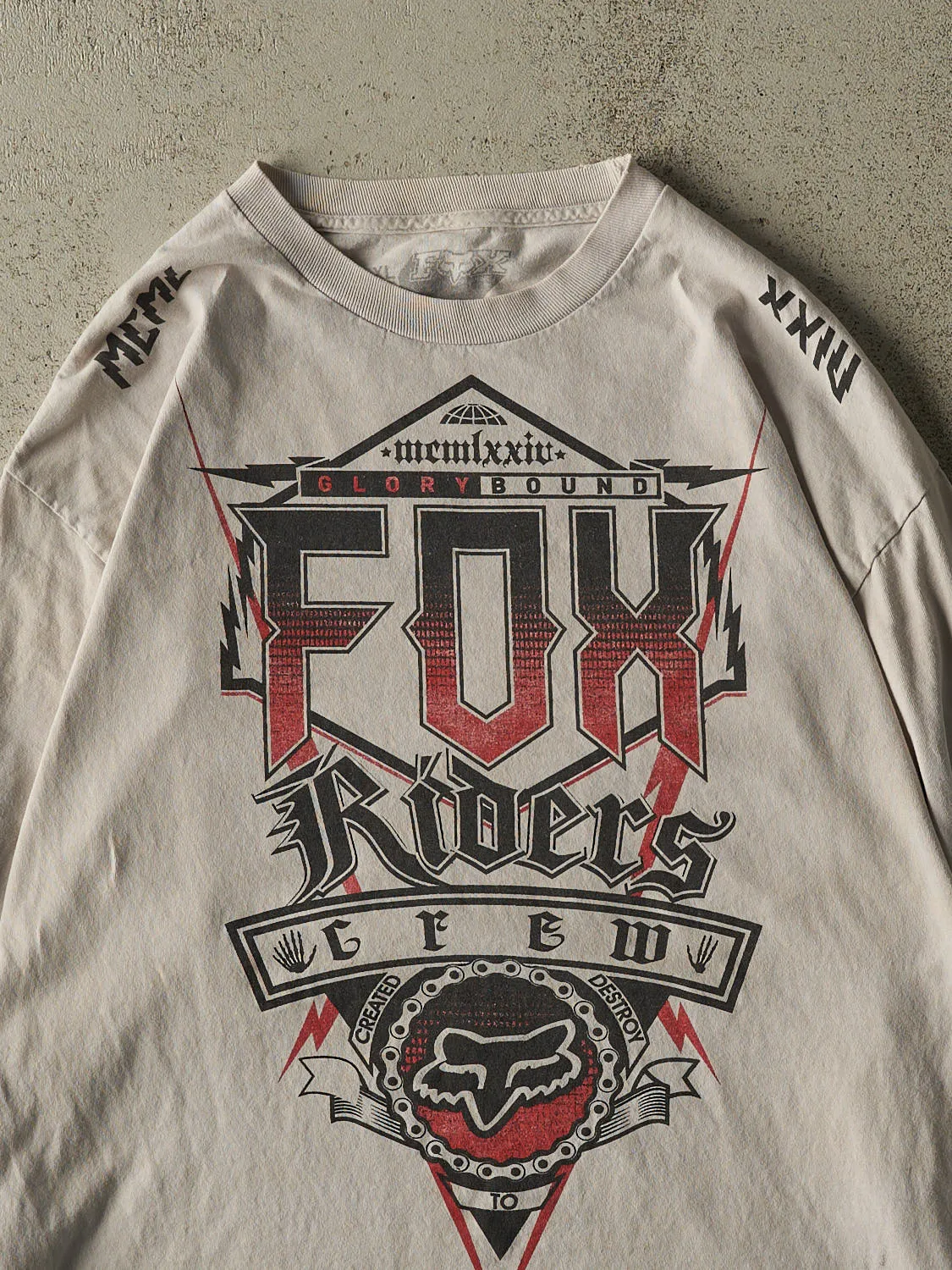 Vintage Y2K Grey Fox Racing Long Sleeve (L/XL) sold by Rebalance Vintage product image thumbnail 3