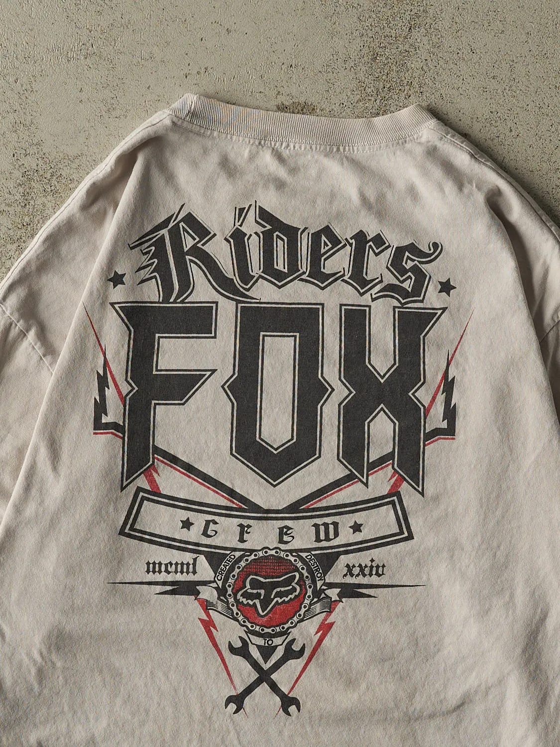 Vintage Y2K Grey Fox Racing Long Sleeve (L/XL) sold by Rebalance Vintage product image thumbnail 4