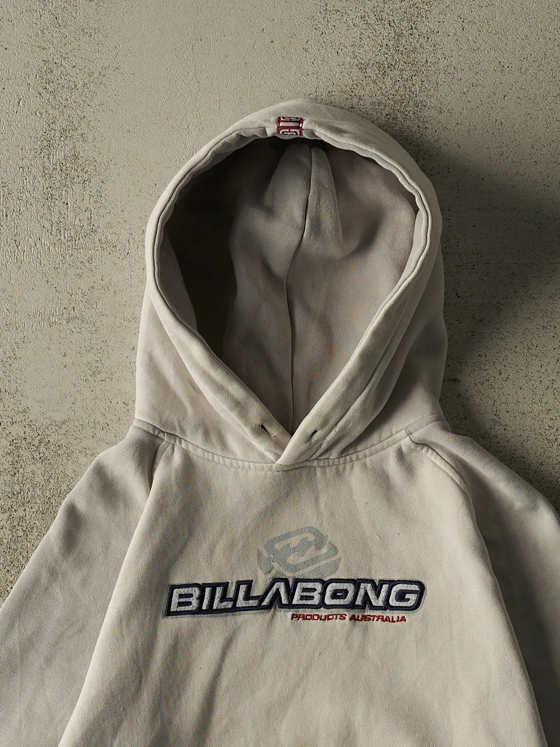 Vintage Y2K Beige Billabong Hoodie (XS/S) sold by Rebalance Vintage product image thumbnail 2