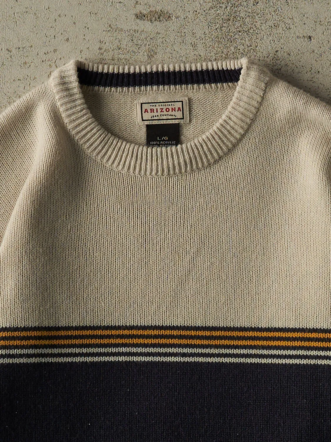 Vintage Y2K Beige Arizona Jean Co Knit (S) sold by Rebalance Vintage product image thumbnail 2