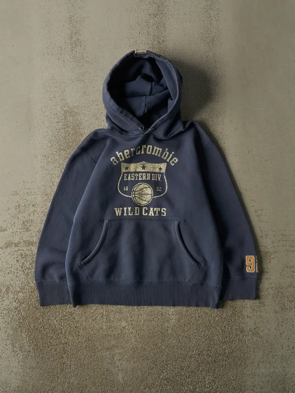 Vintage Y2K Sun Faded Navy Blue Abercrombie & Fitch Hoodie (XS/S) made by Rebalance Vintage