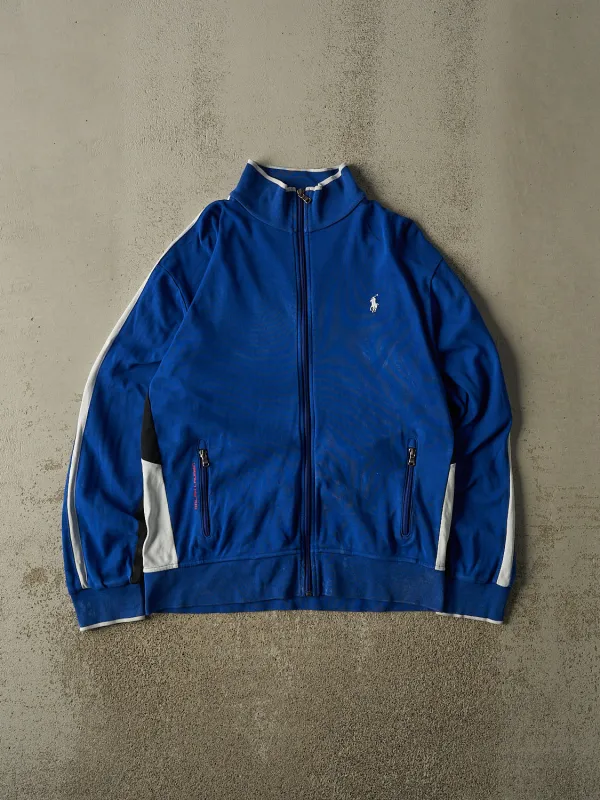 Vintage Y2K Blue Polo Zip Up Sweater (M/L) made by Rebalance Vintage