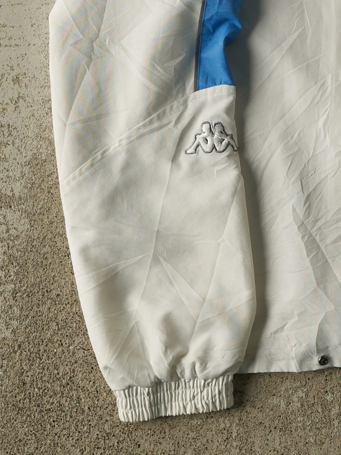 Vintage Y2K White Kappa Zip Up Windbreaker Jacket (XL/XXL) sold by Rebalance Vintage product image thumbnail 4