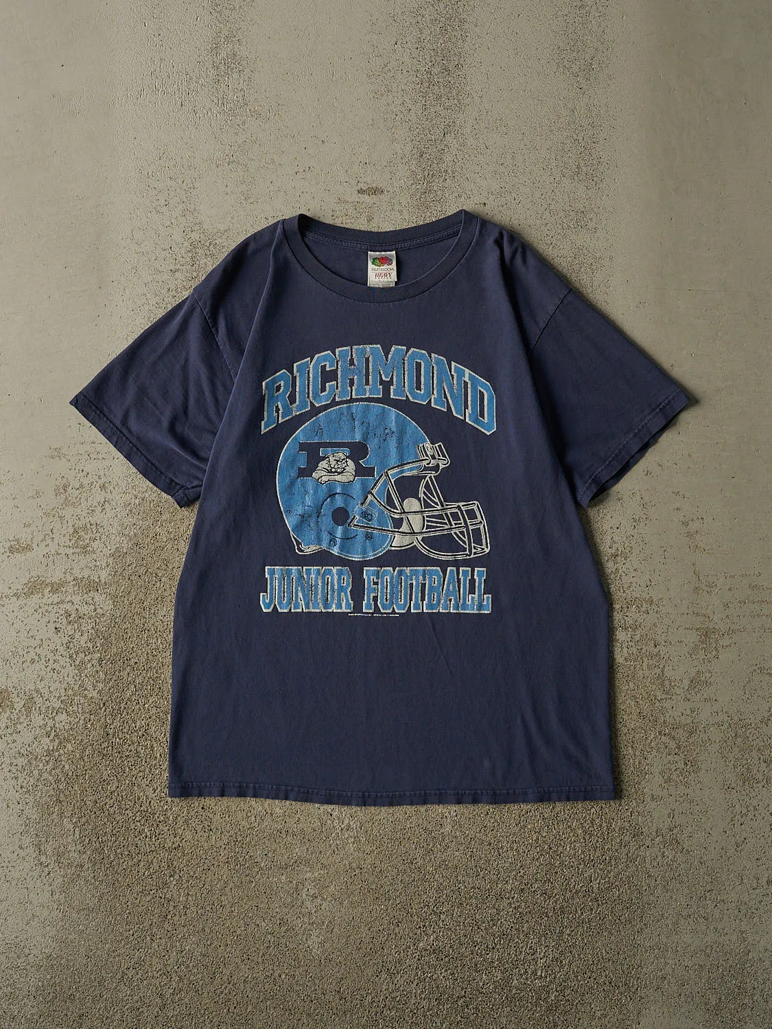 Vintage Y2K Navy Blue Richmond Jr Football Tee (M/L) sold by Rebalance Vintage