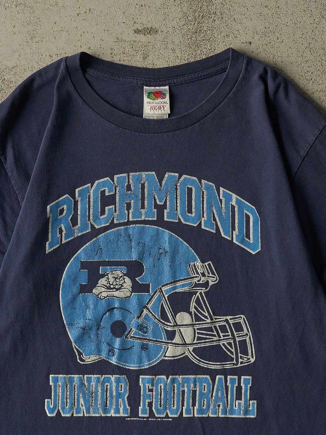 Vintage Y2K Navy Blue Richmond Jr Football Tee (M/L) sold by Rebalance Vintage product image thumbnail 2
