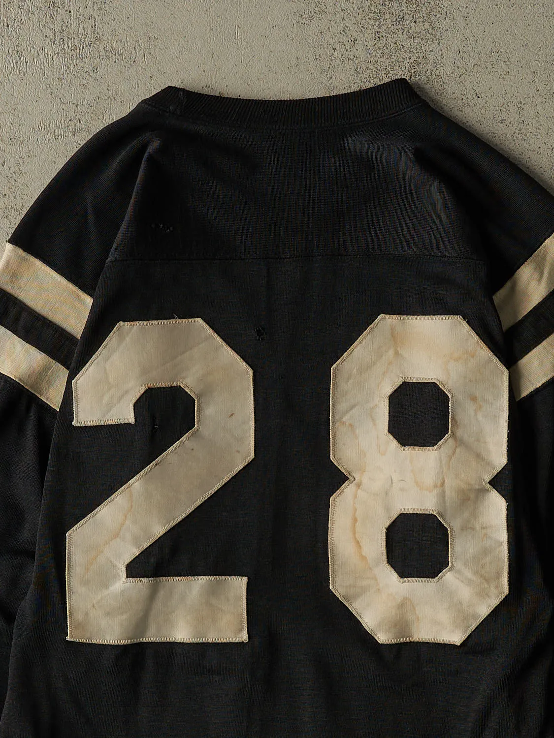 Vintage 70s Black #28 Long Sleeve Jersey (S/M) sold by Rebalance Vintage product image thumbnail 5