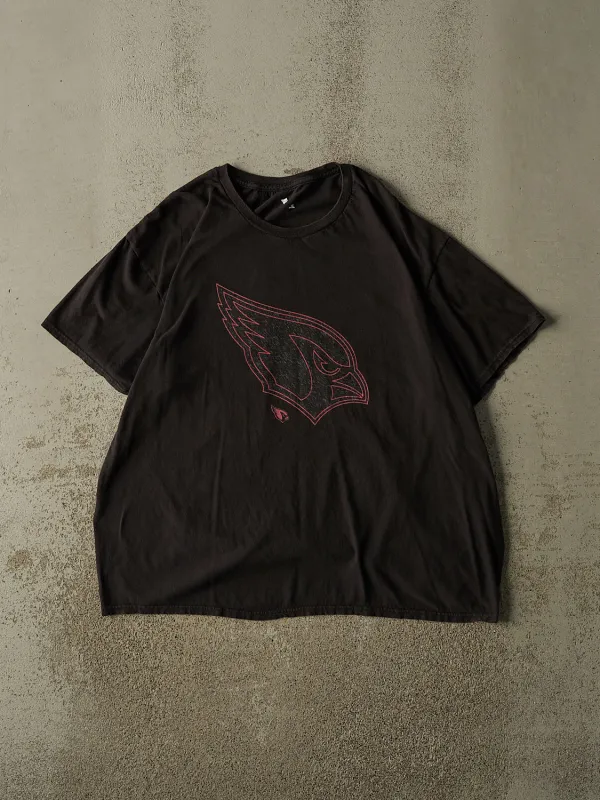 Vintage Y2K Faded Black Arizona Cardinals Tee (XL) made by Rebalance Vintage