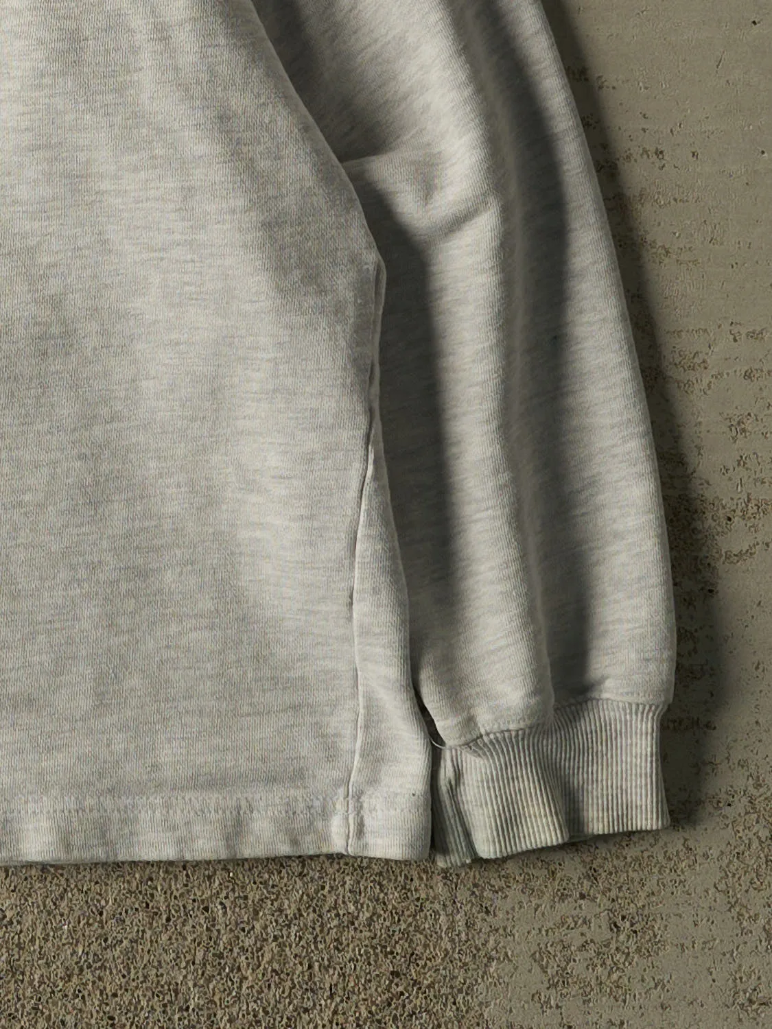 Vintage Y2K Heather Grey Bossini Sports Lightweight Crewneck (M) sold by Rebalance Vintage product image thumbnail 4