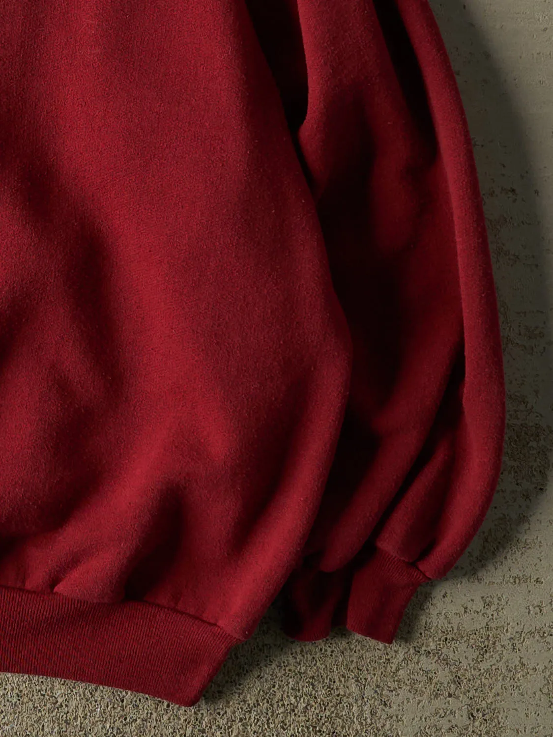 Vintage 90s Burgundy Blank Crewneck (XL) sold by Rebalance Vintage product image thumbnail 4