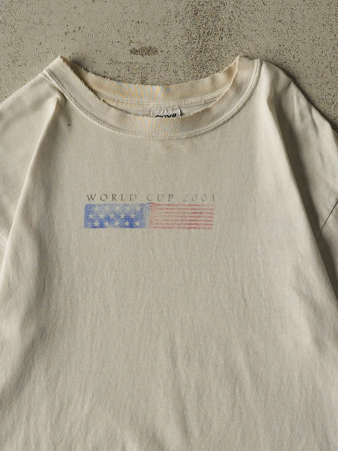 Vintage 01' White World Cup Lacrosse Tee (L) sold by Rebalance Vintage product image thumbnail 3
