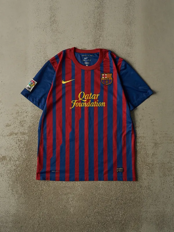 Vintage Y2K Red FC Barcelona Soccer Jersey (L/XL) made by Rebalance Vintage