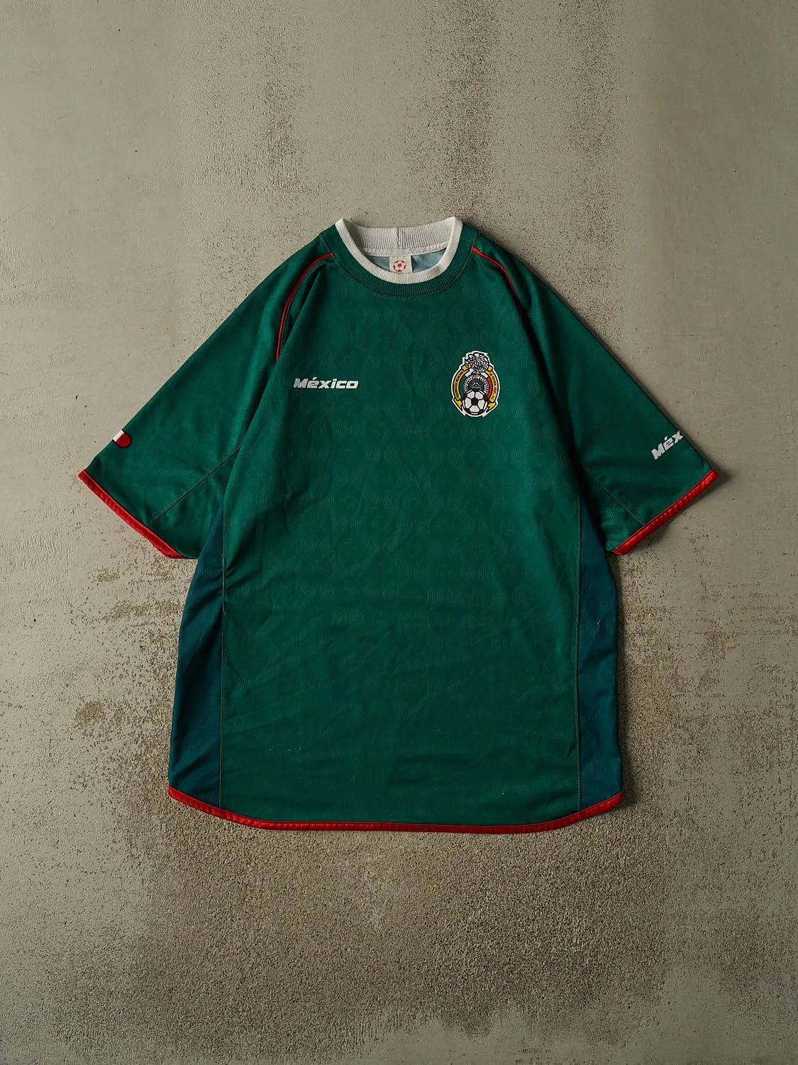 Vintage Y2K Green Mexico Soccer Jersey (XL/XXL) sold by Rebalance Vintage