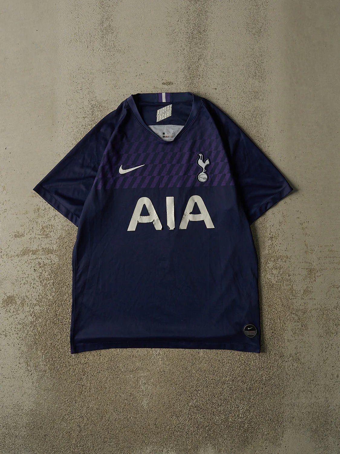 Vintage Y2K Navy Blue Tottenham Soccer Jersey (L/XL) sold by Rebalance Vintage
