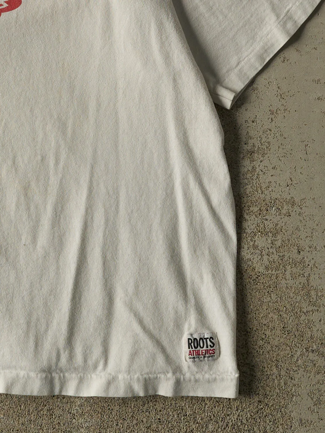Vintage 90s White Detroit Red Wings Tee (L) sold by Rebalance Vintage product image thumbnail 3