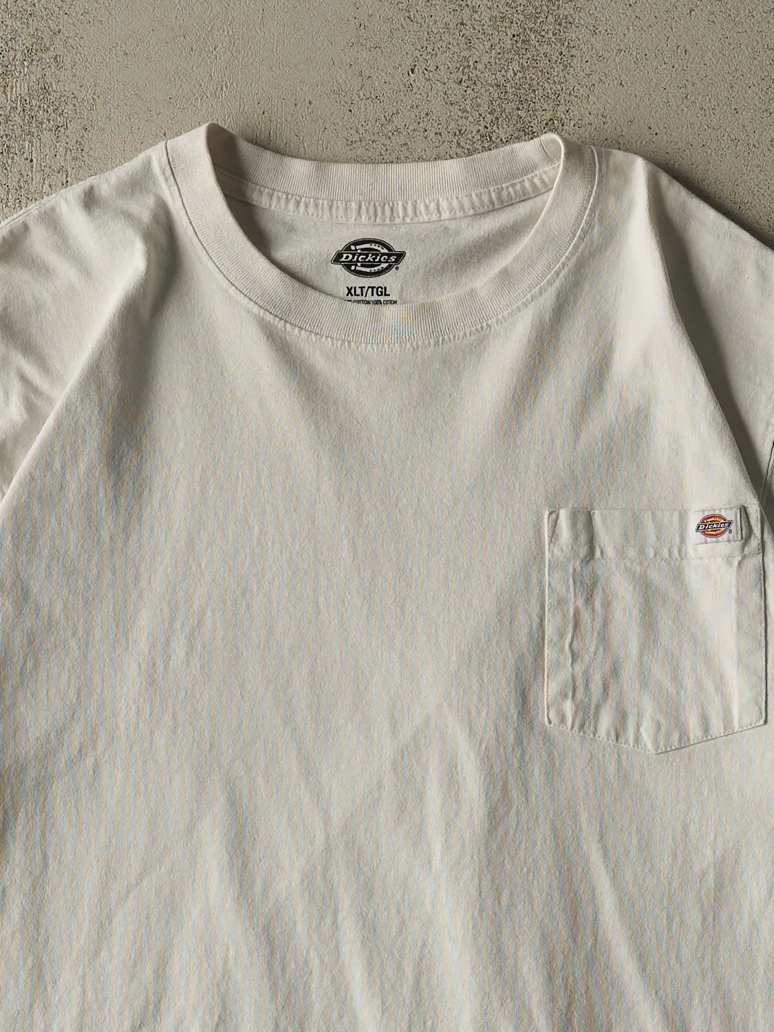 Vintage Y2K White Dickies Pocket Tee (XL) sold by Rebalance Vintage product image thumbnail 2