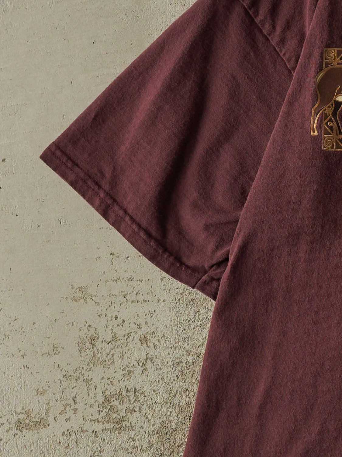 Vintage 90s Burgundy Banff Animal Tee (L/XL) sold by Rebalance Vintage product image thumbnail 3
