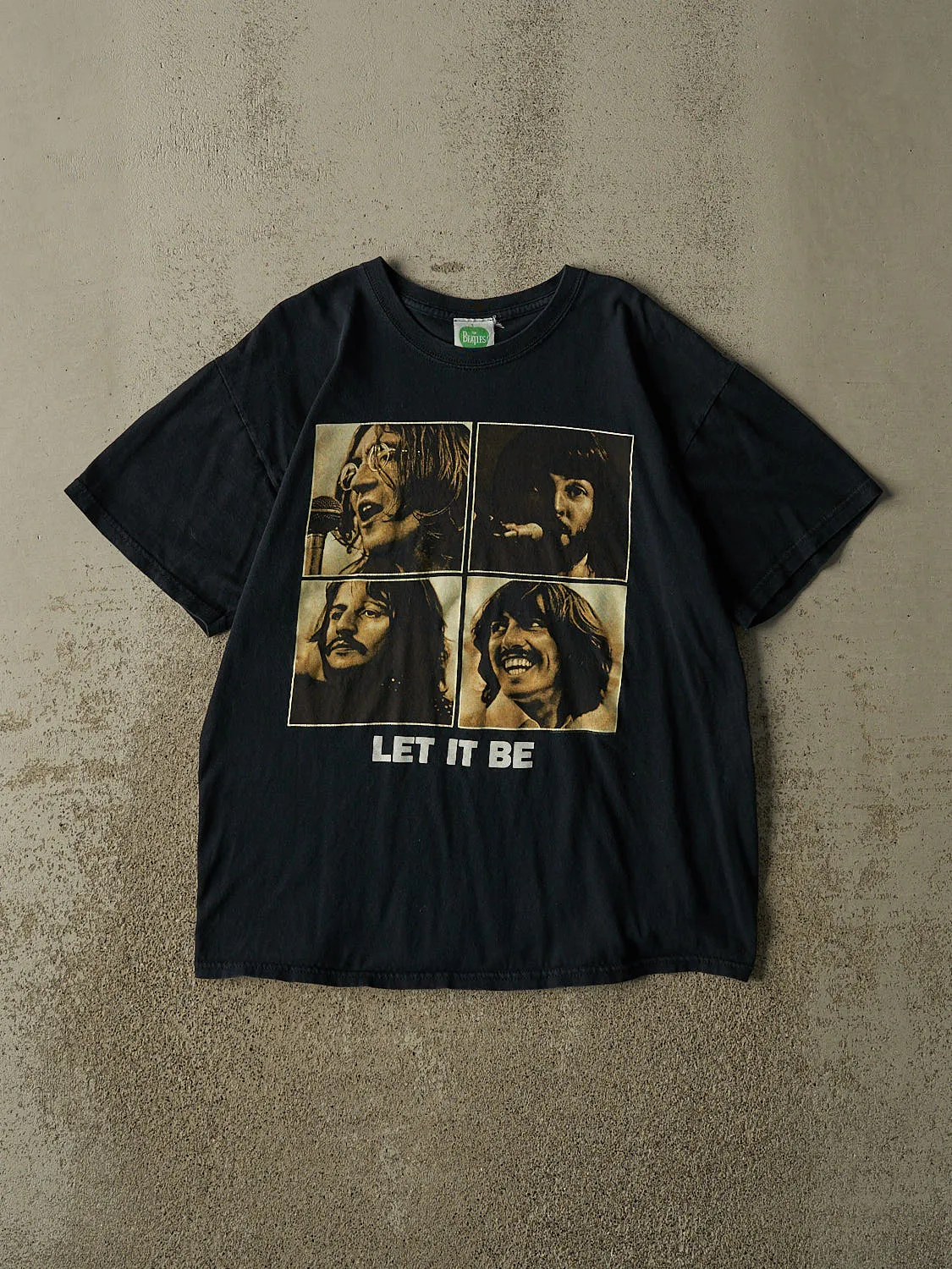 Vintage 09' Faded Black The Beatles "Let It Be" Tee (M/L) sold by Rebalance Vintage
