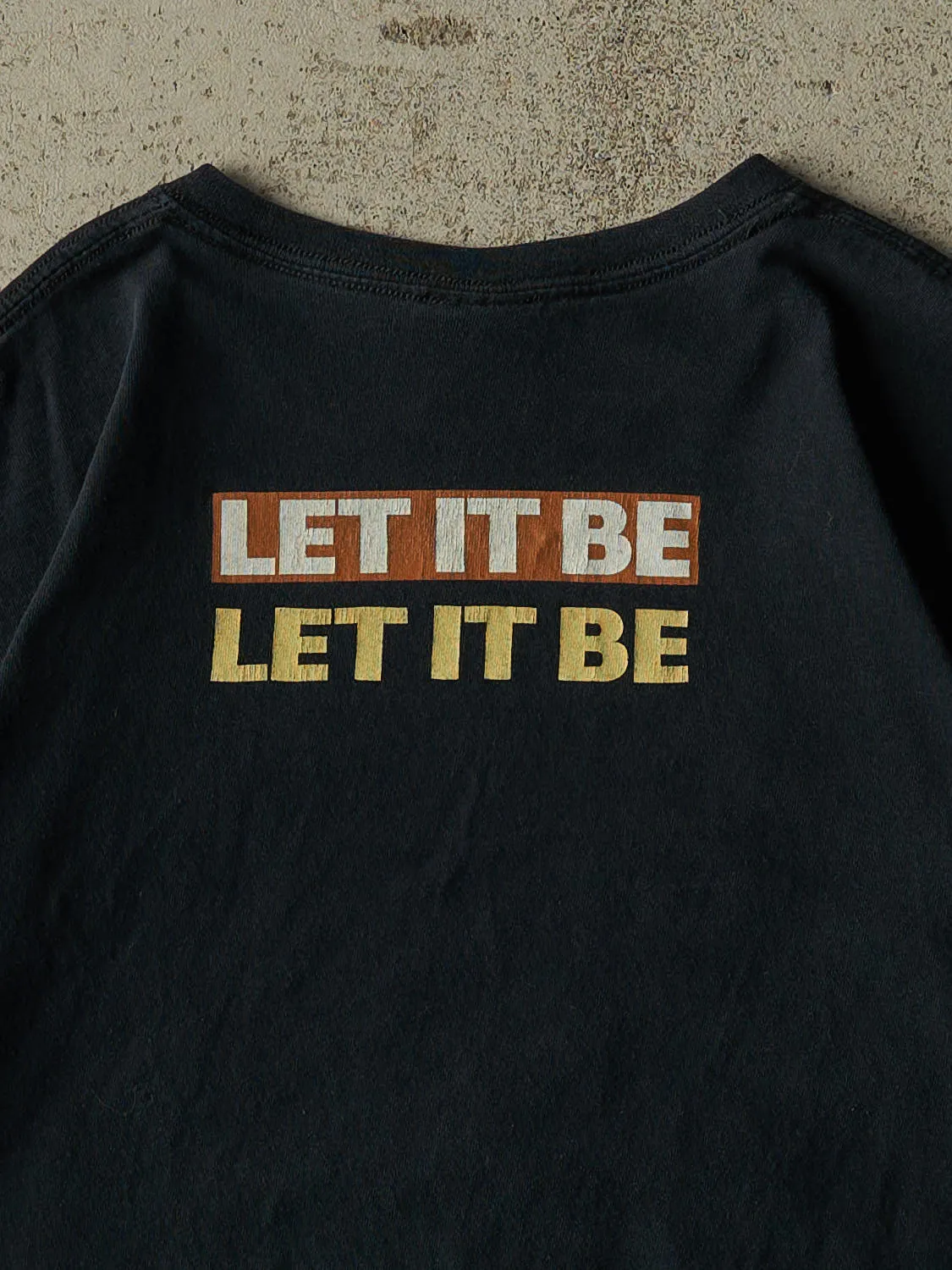 Vintage 09' Faded Black The Beatles "Let It Be" Tee (M/L) sold by Rebalance Vintage product image thumbnail 4