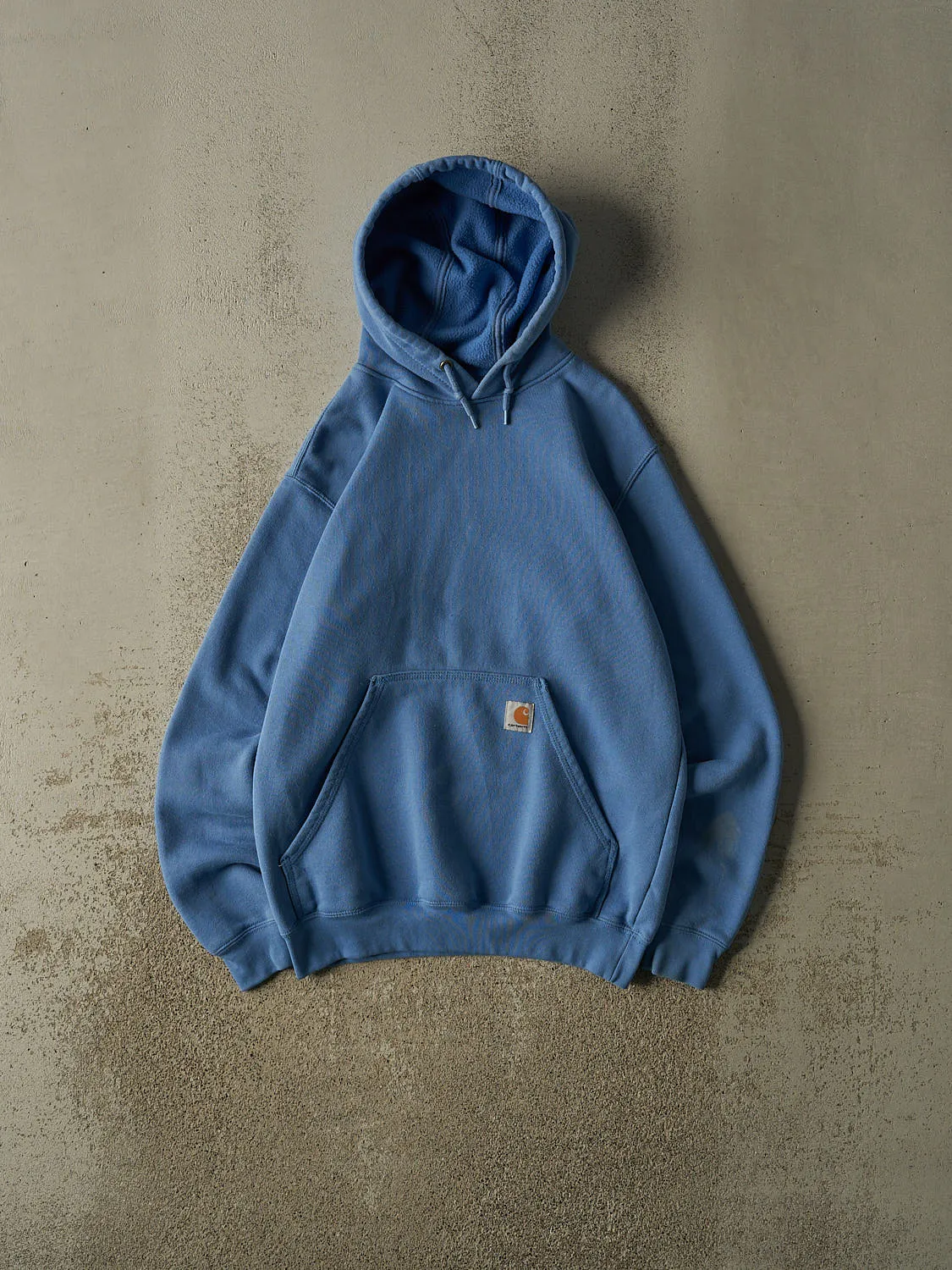 Vintage Y2K Blue Carhartt Embroidered Hoodie (S/M) sold by Rebalance Vintage
