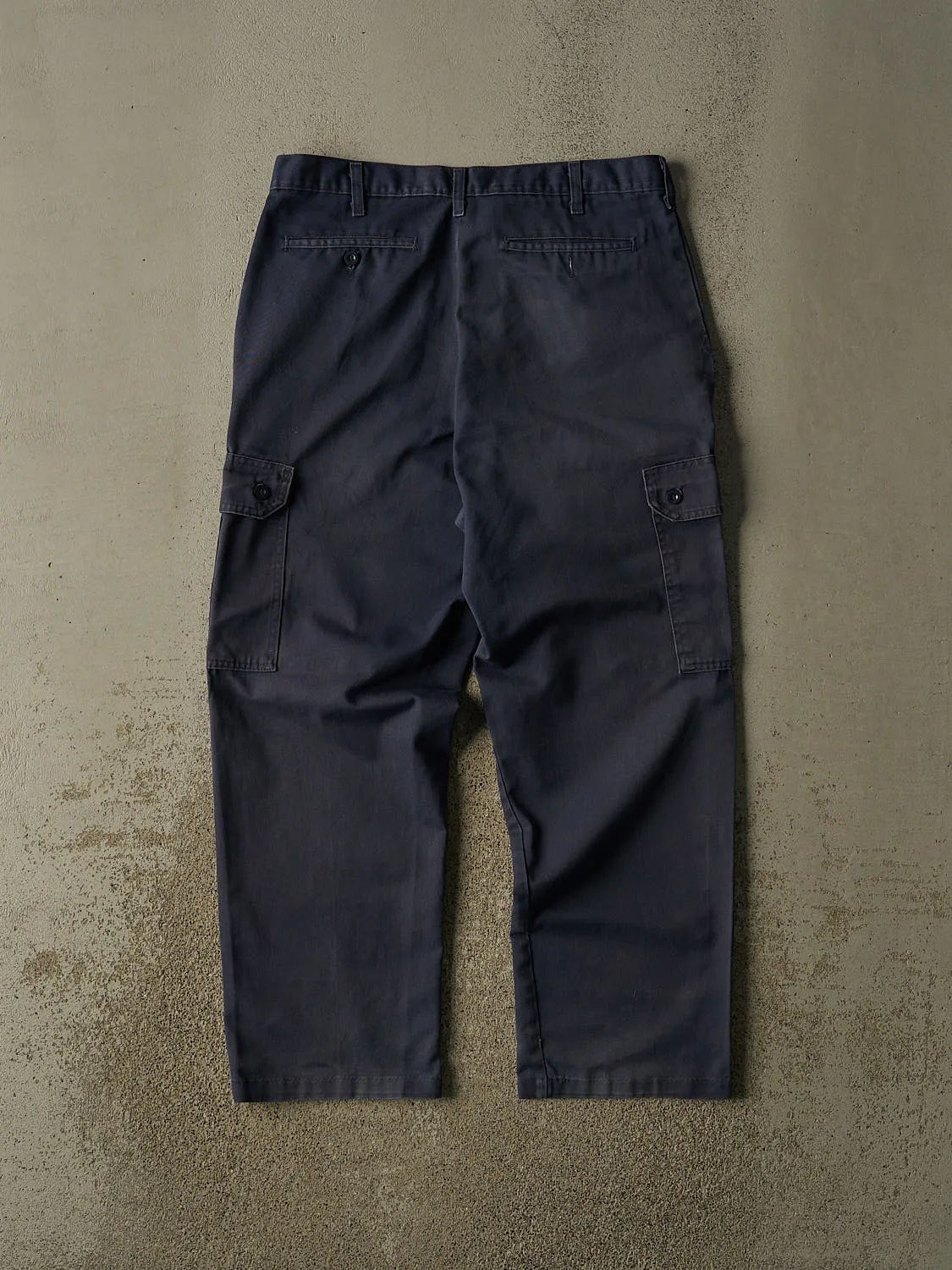 Vintage 80s Sun Faded Navy Military Cargo Pants (34x28) sold by Rebalance Vintage product image thumbnail 2