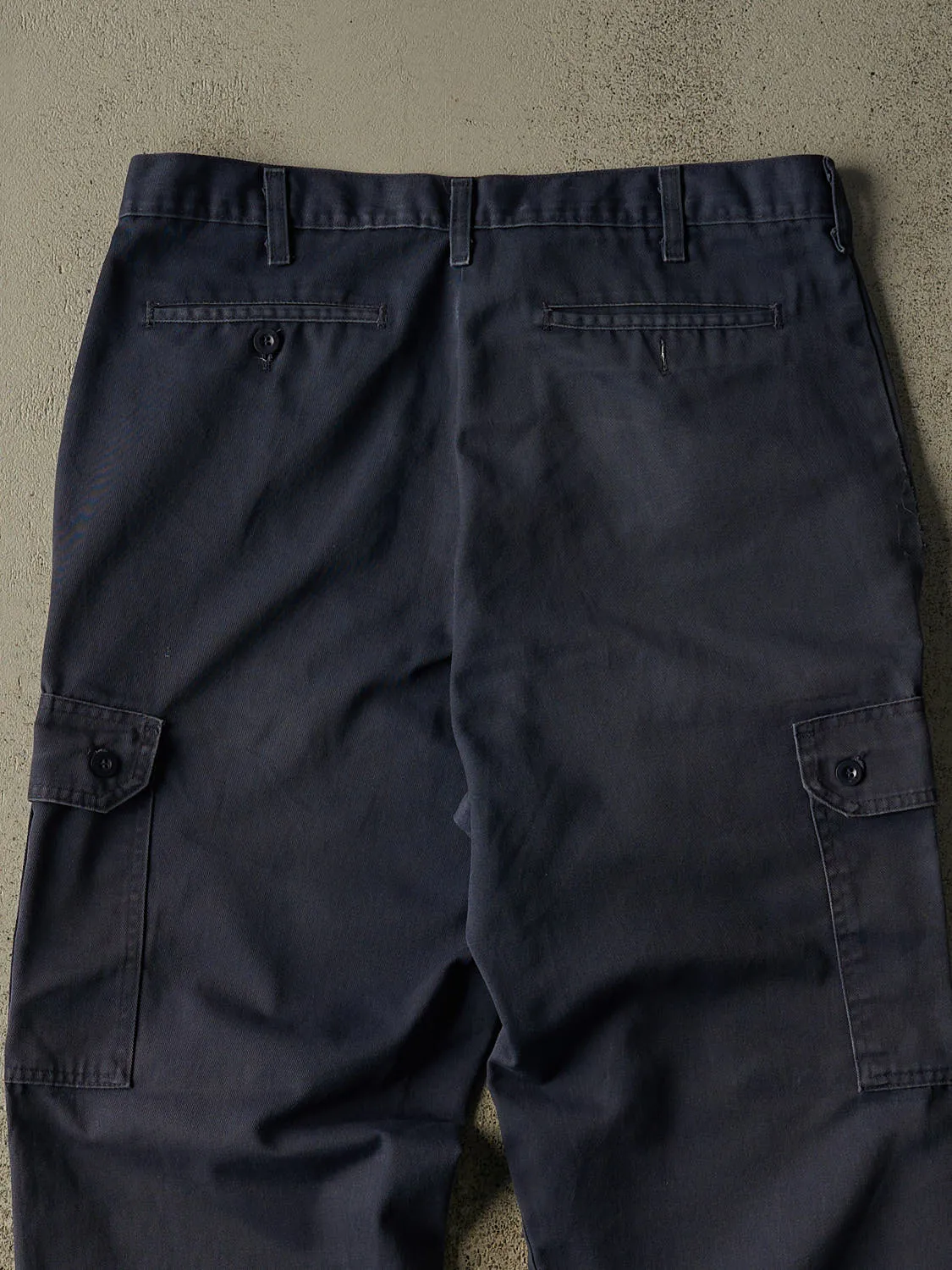 Vintage 80s Sun Faded Navy Military Cargo Pants (34x28) sold by Rebalance Vintage product image thumbnail 4